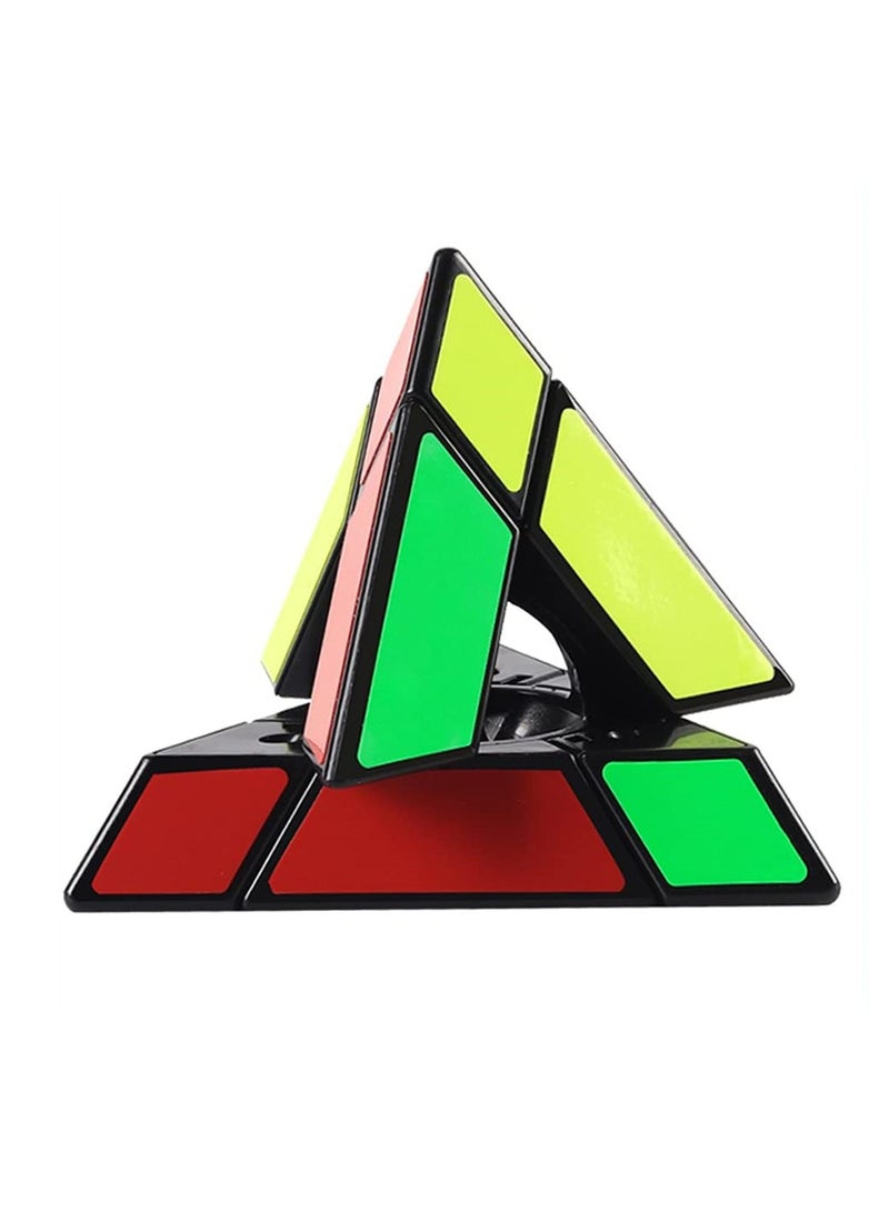 ألفين فويد بيرامينكس ماجيك كيوب ، مكعب هرمي مجوف مكعب أسود مثلث ملتوي أحجية مكعبات مكعبات للعقل - Image 2