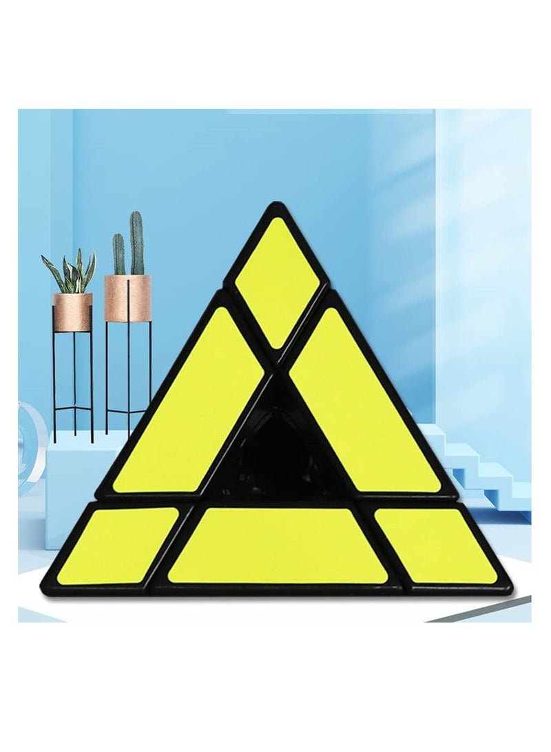 ألفين فويد بيرامينكس ماجيك كيوب ، مكعب هرمي مجوف مكعب أسود مثلث ملتوي أحجية مكعبات مكعبات للعقل - Image 4