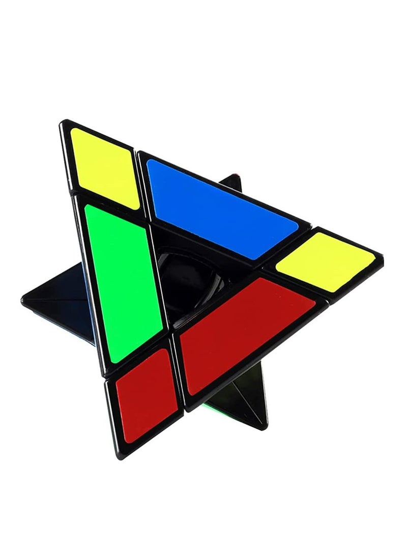ألفين فويد بيرامينكس ماجيك كيوب ، مكعب هرمي مجوف مكعب أسود مثلث ملتوي أحجية مكعبات مكعبات للعقل - Image 3