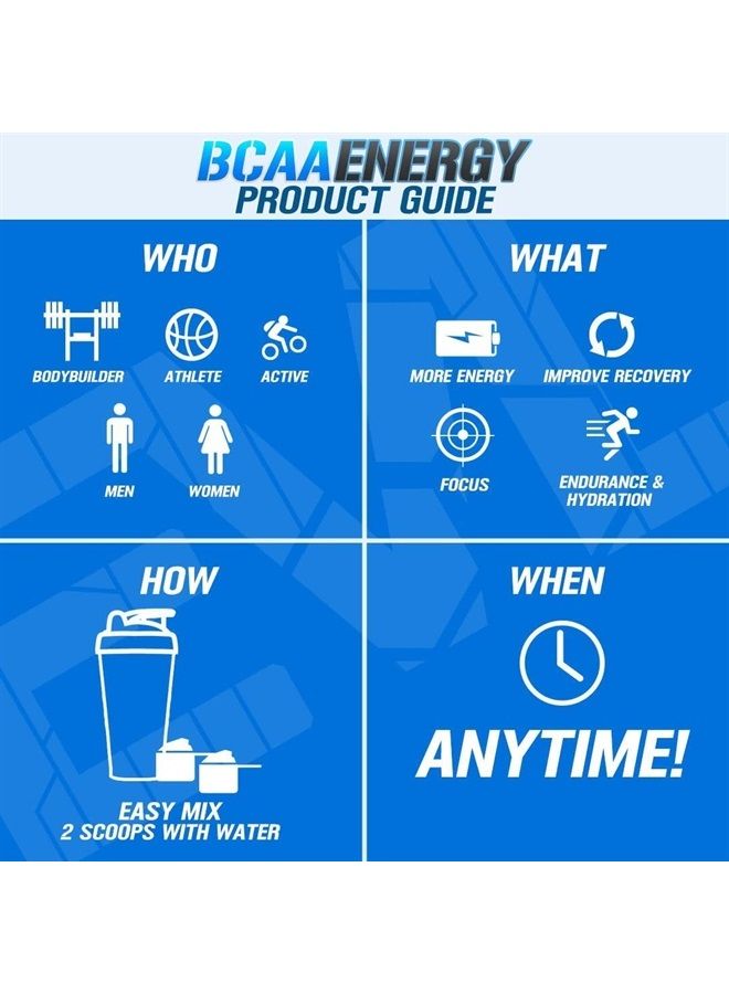 Evlution EVL BCAAs Amino Acids Powder - BCAA Energy Pre Workout Powder for Muscle Recovery Lean Growth and Endurance - Rehydrating BCAA Powder Post Workout Recovery Drink with Natural Caffeine - Fruit Punch  - Image 4