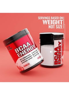 Evlution EVL BCAAs Amino Acids Powder - BCAA Energy Pre Workout Powder for Muscle Recovery Lean Growth and Endurance - Rehydrating BCAA Powder Post Workout Recovery Drink with Natural Caffeine - Fruit Punch  - Image 3