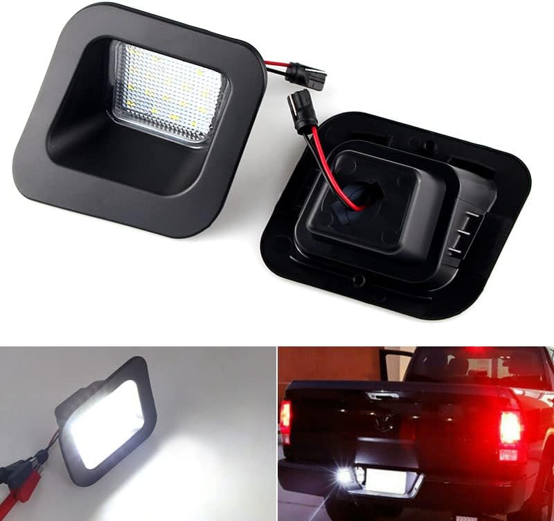 DEMULAX 2X White Canbus License Plate Light for Dodge RAM - Image 3
