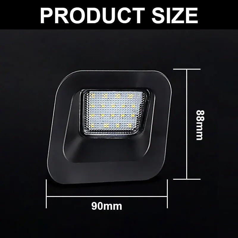 DEMULAX 2X White Canbus License Plate Light for Dodge RAM - Image 2