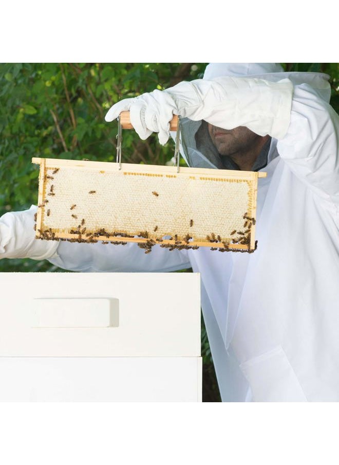 vivo Professional White Large Beekeeping Suit, Jacket, Pull Over, Smock with Veil, BEE-V105  - Image 4