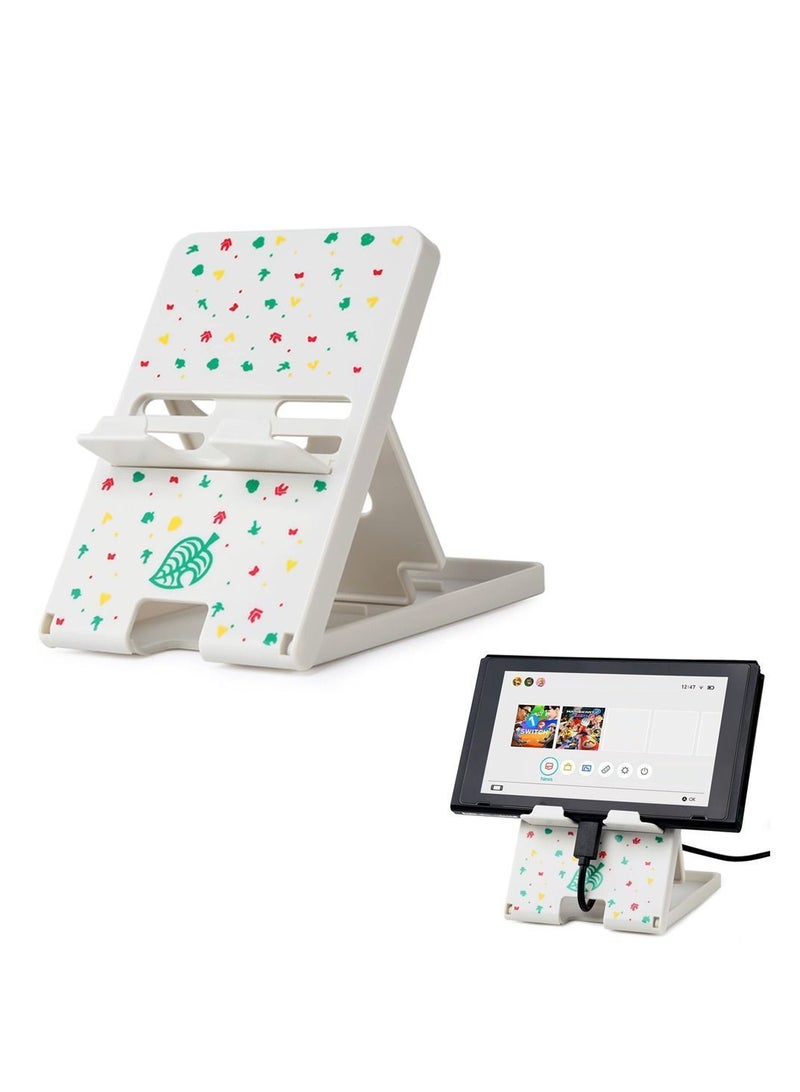 Y&D Switch Stand for Animal Leaf Holder Adjustable Lite Compact Portable Foldable Nintendo Accessories White - Image 1