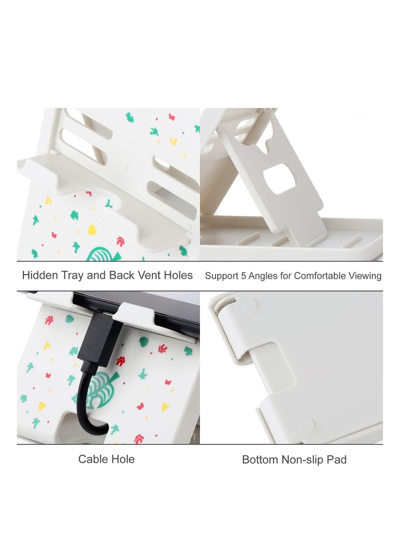 Y&D Switch Stand for Animal Leaf Holder Adjustable Lite Compact Portable Foldable Nintendo Accessories White - Image 5