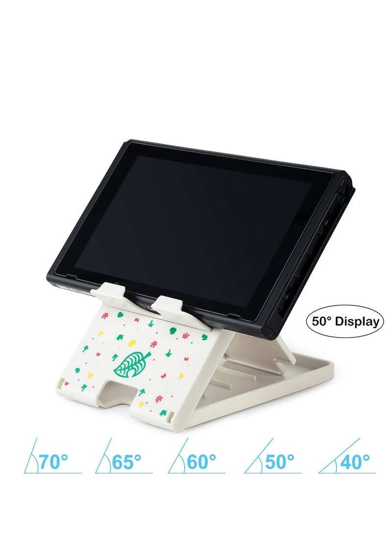Y&D Switch Stand for Animal Leaf Holder Adjustable Lite Compact Portable Foldable Nintendo Accessories White - Image 3