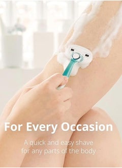 DORCO Dorco Eve 6 (Handle + 2 Blades) Original Imported Razor  - Image 4