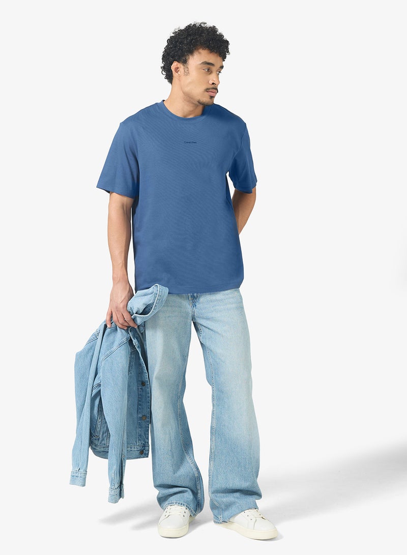 CALVIN KLEIN Short Sleeve Logo Crew Neck T-Shirt - Image 4