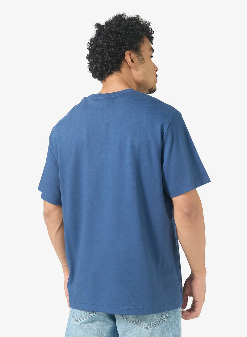CALVIN KLEIN Short Sleeve Logo Crew Neck T-Shirt