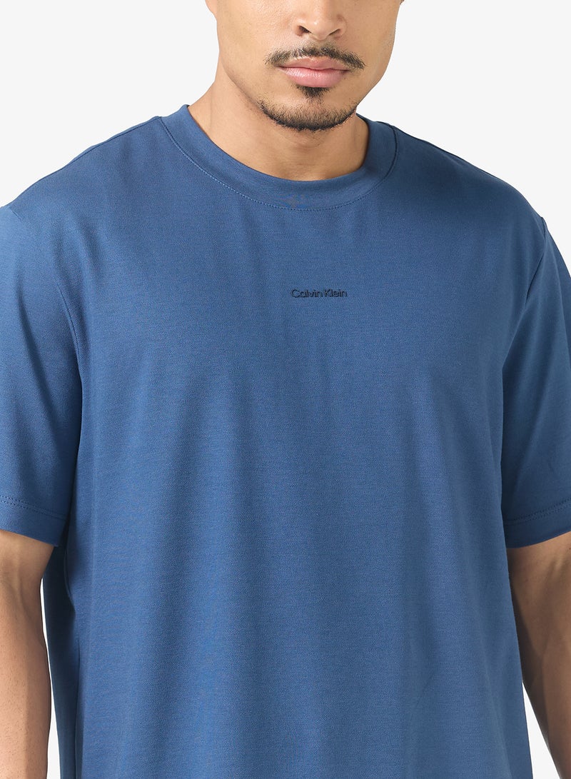 CALVIN KLEIN Short Sleeve Logo Crew Neck T-Shirt - Image 3