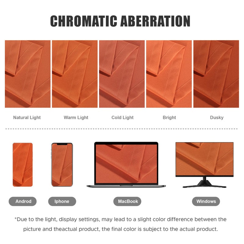 BONZER Outdoor Curtains for Patio Water Resistant Heavy Privacy Light Filtering Grommet Outside Curtains for Porch, Pergola, Gazebo, 1 Panel, 54W x 84L inch, Mecca Orange - Image 5
