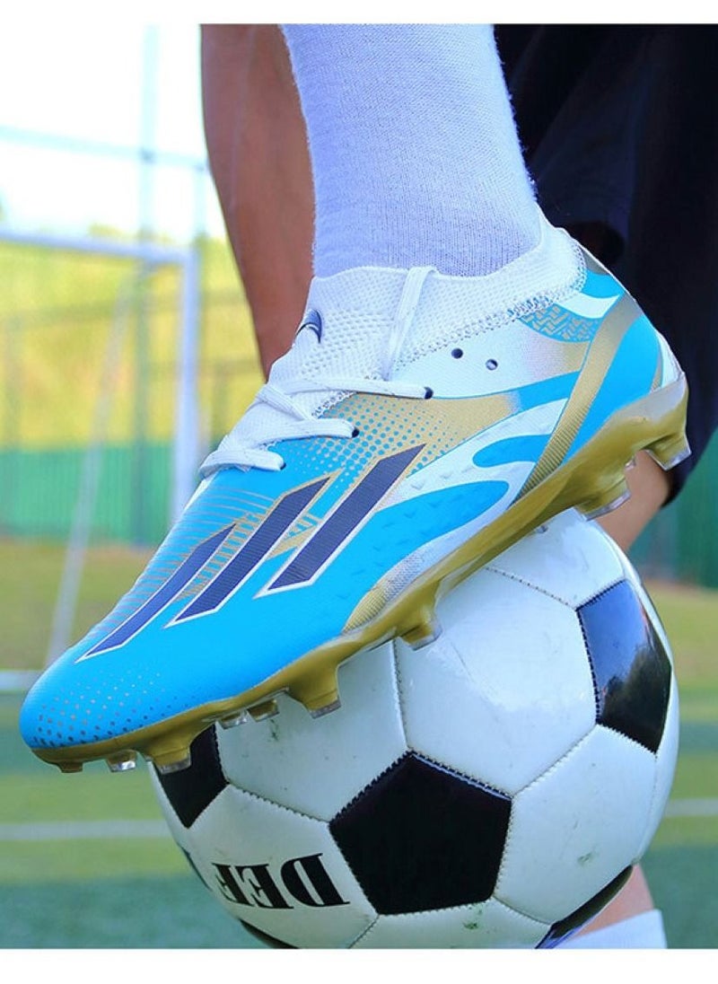 Loquat - Low-Top Competition Sports Football Shoes Blue - Image 1