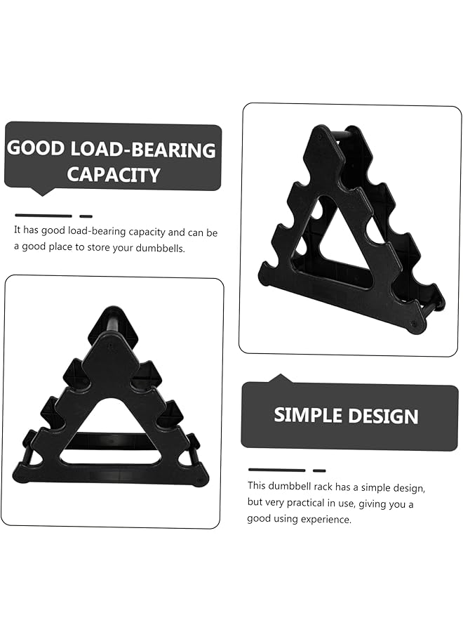 GTVGJH Dumbbell Rack Small Storage Shelves Kettlebell Storage Rack Small Stand 3 Tier Weight Rack Gym Weight Holder Weight Bar Home Accessory Small Weight Rack Household Dumbbell Rack - Image 5