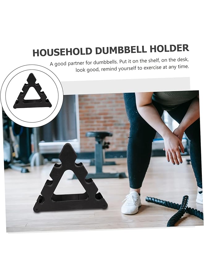 GTVGJH Dumbbell Rack Small Storage Shelves Kettlebell Storage Rack Small Stand 3 Tier Weight Rack Gym Weight Holder Weight Bar Home Accessory Small Weight Rack Household Dumbbell Rack - Image 3