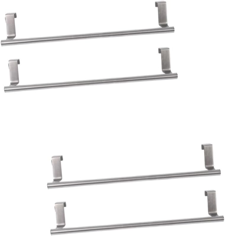 Towel BarPcs Door Over Door Clothes Hanger Rack Kitchen Cabinet Hooks Blue Chinese Style Stickers Bathroom s Hand Stainless Steel Storage Style - Image 1