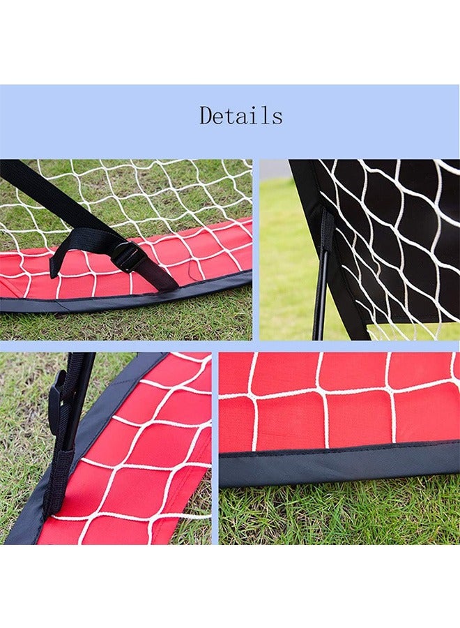 LENND 2 in 1 Soccer Goal for Kids Pop Up Kids Soccer Net Soccer Target with Carry Bag Perfect for Backyard Indoor Outdoor Sports and Practice - Image 3