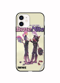 Protective Case Cover For Apple iPhone 12 Bright Bomber Design Multicolour