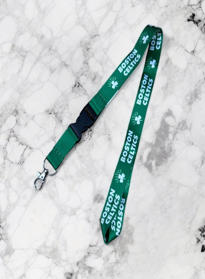Desert Cactus Boston Celtics Lanyard Keychain Detachable NBA Breakaway Snap Buckle National Basketball Association Car Keys ID Badge Holder (Lanyard 2) - Image 5
