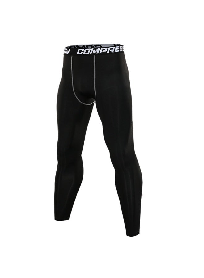 Combat Mens Gym Compression Leggings Sport Training Pants Dry Fit Running Tights Fitness Basketball Jogging Workout - Image 1