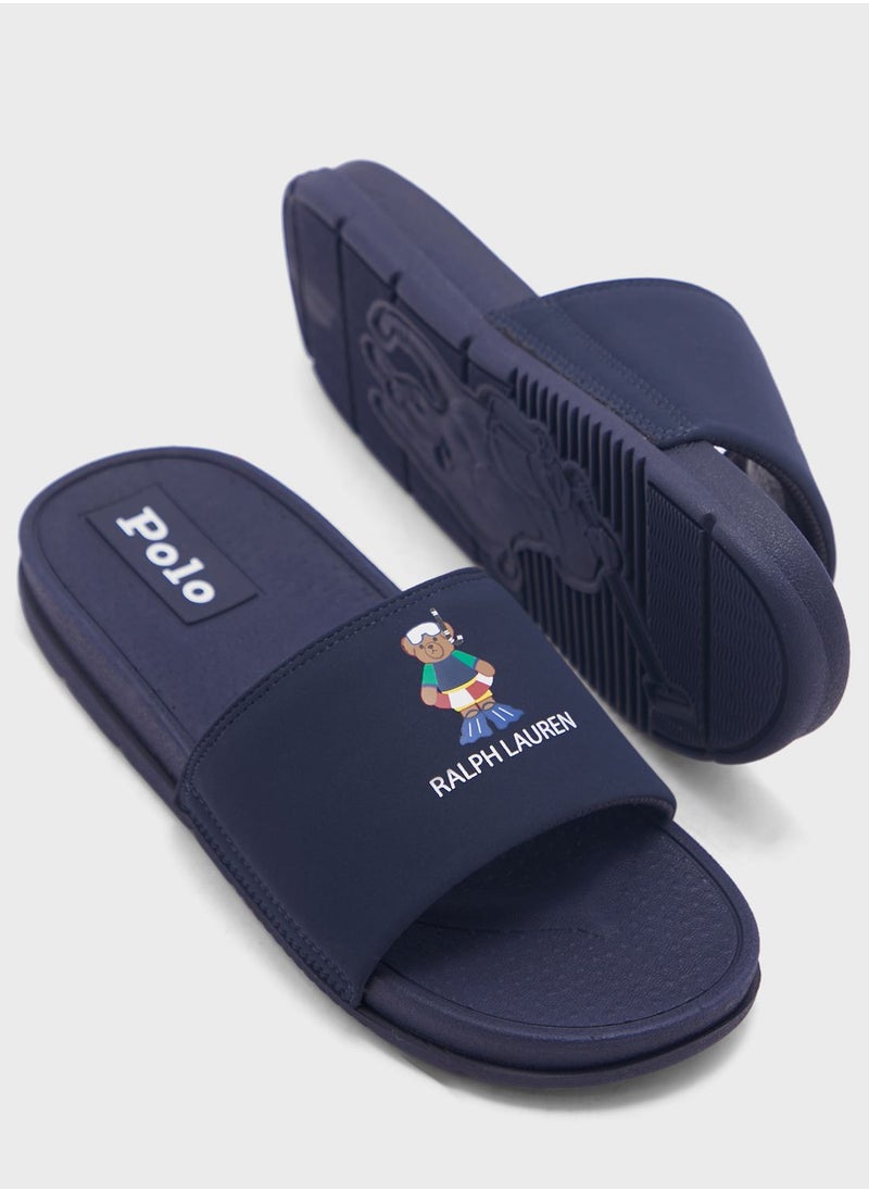 POLO RALPH LAUREN - Youth Fairview Graphic Slides - Image 1