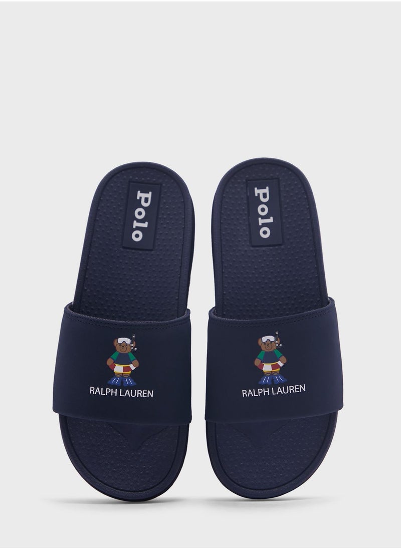 POLO RALPH LAUREN - Youth Fairview Graphic Slides - Image 1