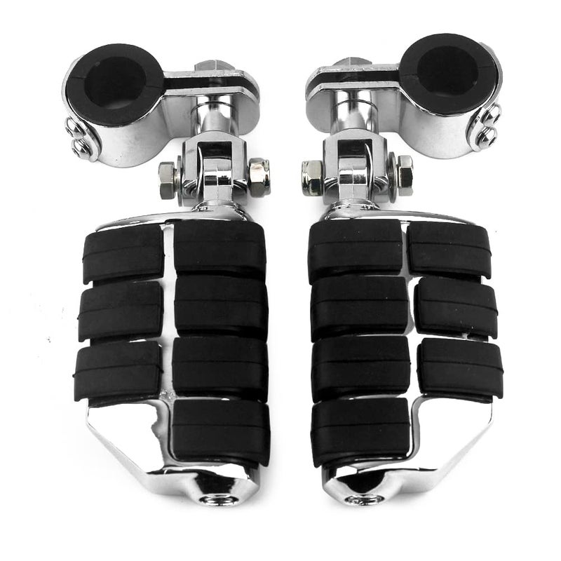 Motorcycle Universal Highway Pegs Foot Rests Fit Engine Guard Crash Bar 114 Or 1 Compatible with BMW Harley davidson Yamaha Honda