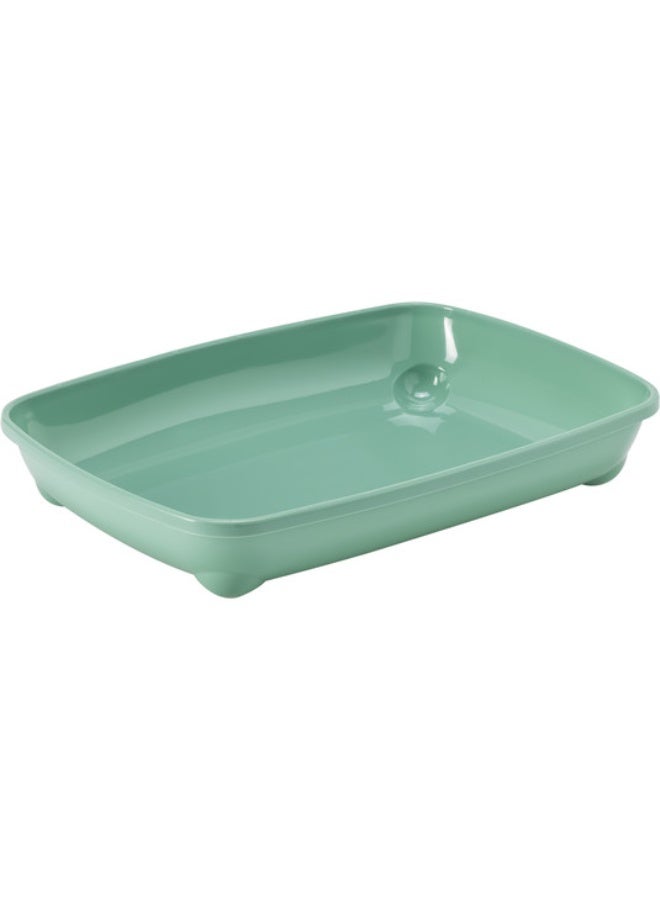 Moderna Arist-O-Tray-Cat Litter Tray 36.7 x 27.1 x 6.2 cm [Color - Green, Size - S] For Aquarium
