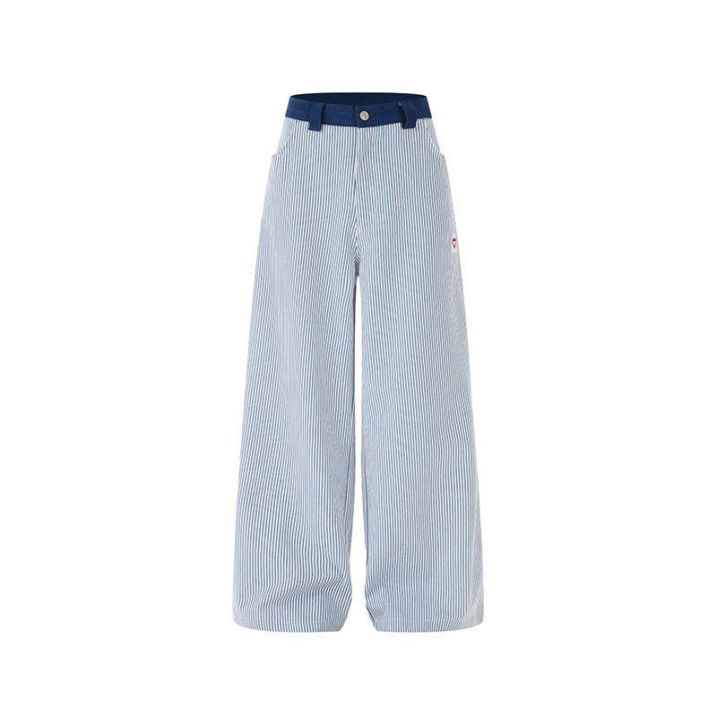 Unisex Classic Denim Jeans Loose Fit Daily Outdoor Wear - Image 5