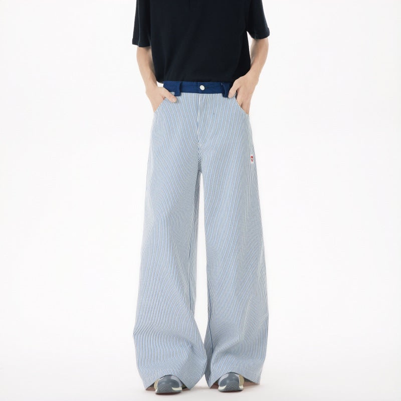 Unisex Classic Denim Jeans Loose Fit Daily Outdoor Wear - Image 3