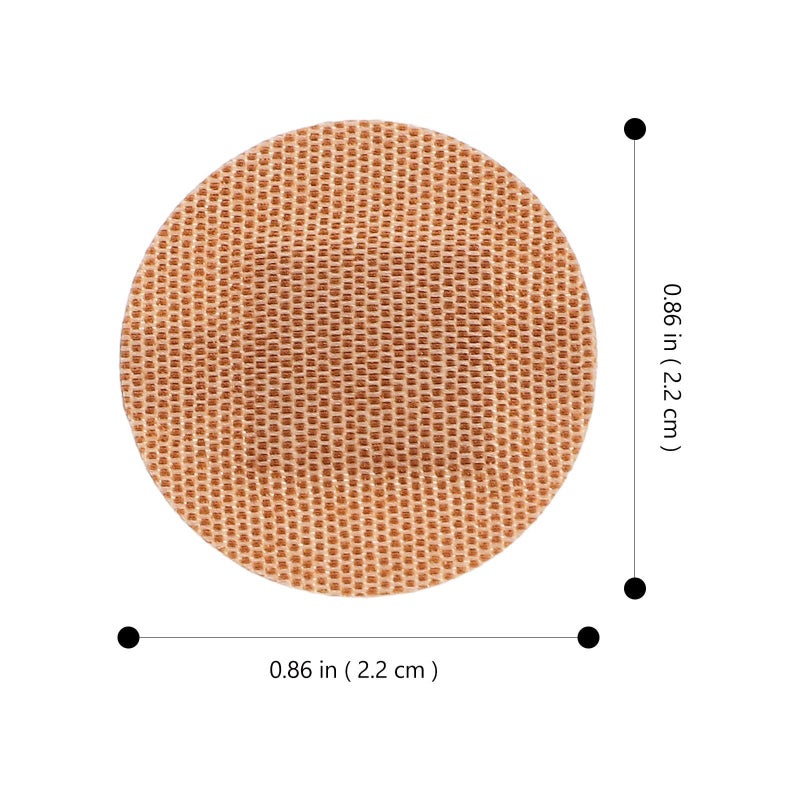 100 Pcs Large Round Breathable Elastic Fabric Bandages for Wound Care Finger Joint Protection - Image 3