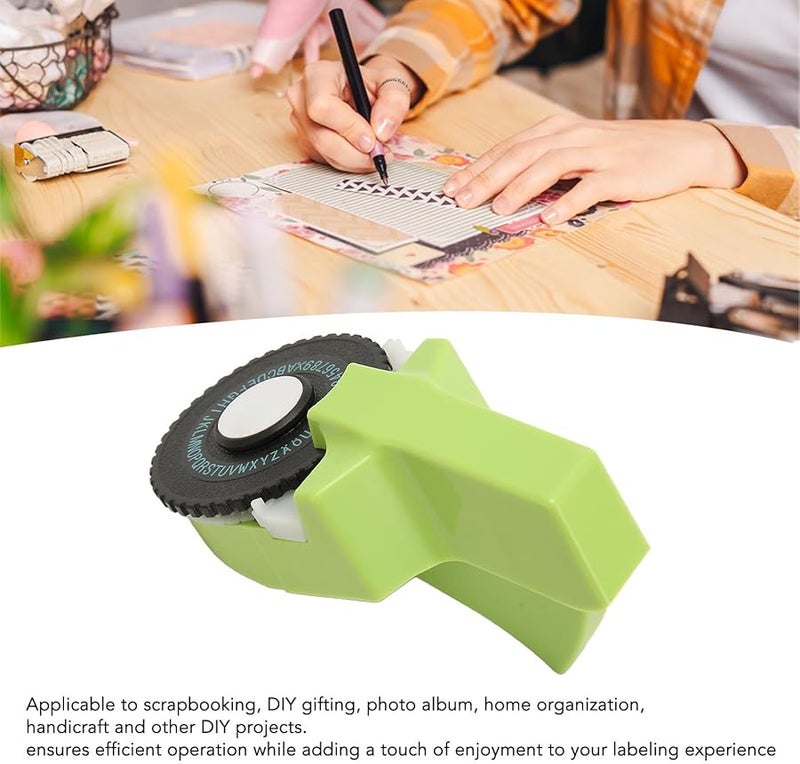 Green Embossing Label Maker Portable Home Office Kitchen Craft Labeling Machine - Image 3