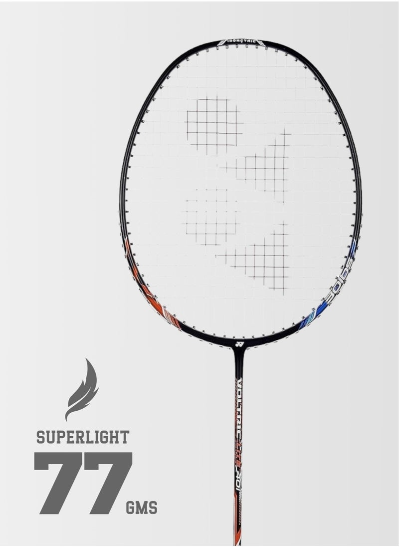 Yonex Voltric Lite 40i Strung Graphite Badminton Racquet | 30 lbs Tension, 5U G4 - Blue Orange | Durable, Lightweight | For Intermediate Players  - Image 4