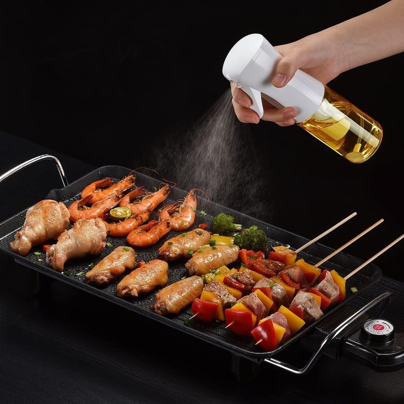 KD ZONE Cooking Oil Spray Bottle Cooking Oil Spray BBQ Cooking Spray Bottle Oil Spray for Cooking with Silicone Brushes for Cooking Baking Grilling - Image 3