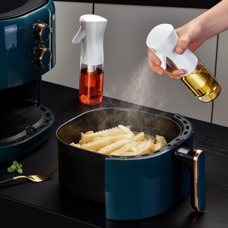 KD ZONE Cooking Oil Spray Bottle Cooking Oil Spray BBQ Cooking Spray Bottle Oil Spray for Cooking with Silicone Brushes for Cooking Baking Grilling - Image 2