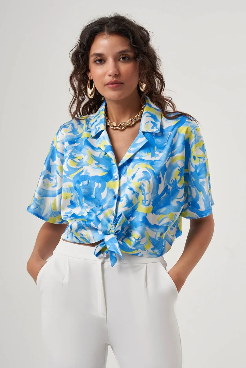 ميزال بلوزة بنقوش