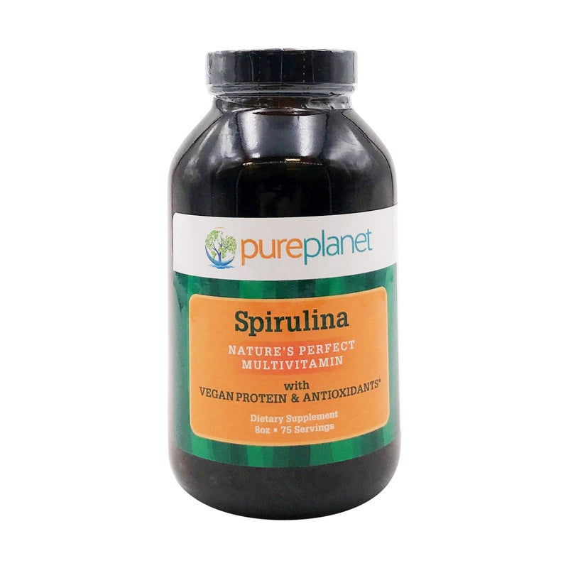 Pure Planet 100 Pure Spirulina Powder 8 OZ