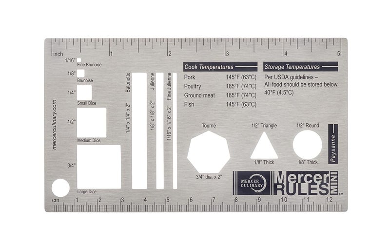 Mercer Culinary Mercer Rules Culinary Ruler, Mini - Image 1