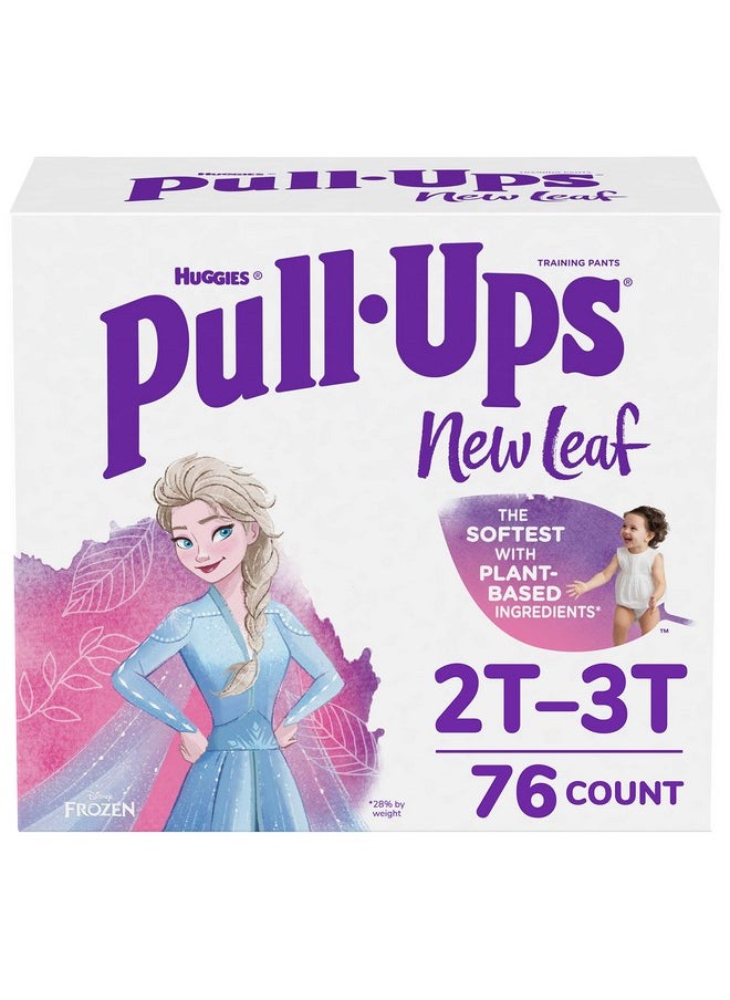 Pull-Ups New Leaf Girls' Disney Frozen Potty Training Pants, 2T-3T (16-34 Lbs), 76 Ct  - Image 1