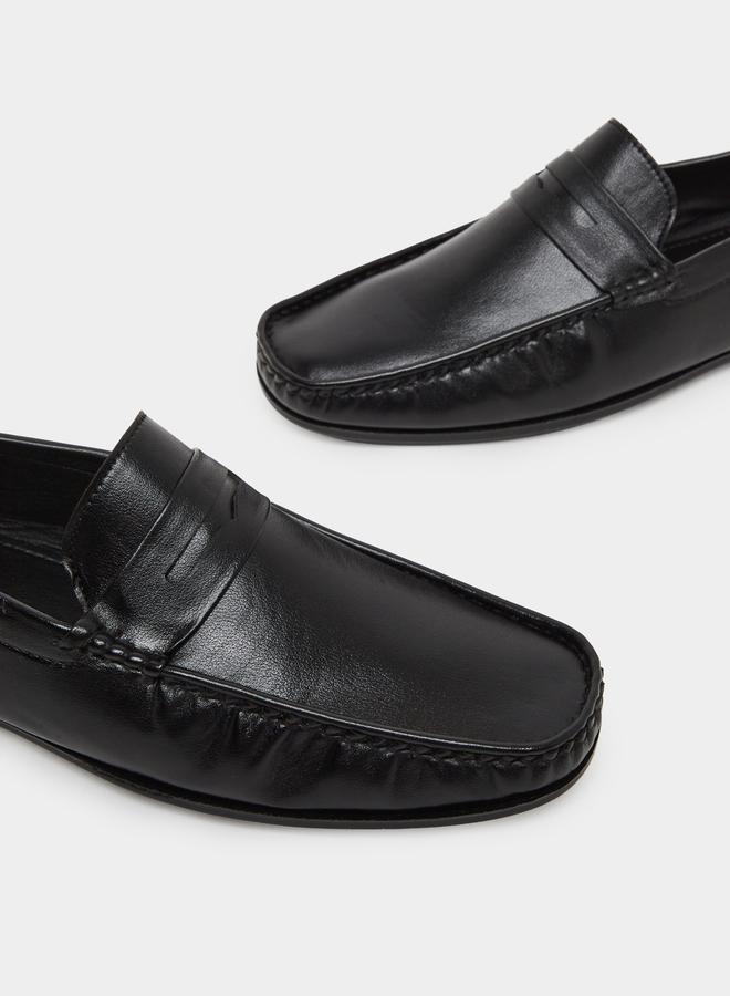 Styli Black Casual Loafers - Image 2