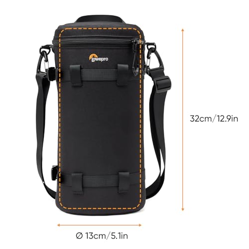 Lowepro ProTactic LCS 13 x 32 III Camera Lens Case, Camera Lens Pouch Bag, fits 300mm F/2.8, for DSLR and Mirrorless Cameras, Vol-5L Dim: 12.99x5.12x5.12in, Camera Bag for Photographer/Videographer - Image 2