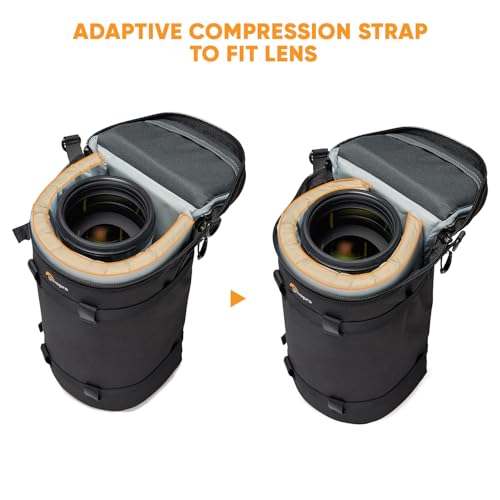 Lowepro ProTactic LCS 13 x 32 III Camera Lens Case, Camera Lens Pouch Bag, fits 300mm F/2.8, for DSLR and Mirrorless Cameras, Vol-5L Dim: 12.99x5.12x5.12in, Camera Bag for Photographer/Videographer - Image 3