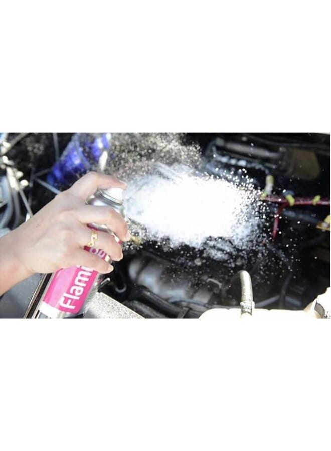 Flamingo Car Engine Cleaning Spray - Grease and Oil Remover - 650ml - Deep and Safe Engine Cleaning - Maintains Car Efficiency and Performance - Image 3