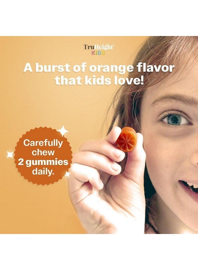 TruHeight Kids Brain Growth Multivitamin Gummies, Orange Flavour, 60 Count, Ages 2+ - Image 4