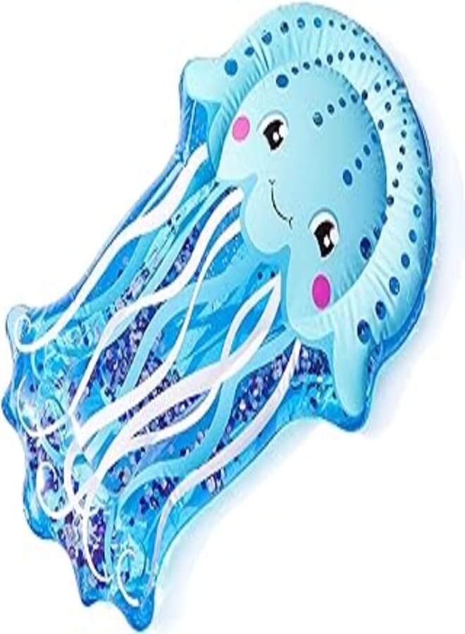Bestway 52292 Inflatable Jellyfish Shaped Pool Mat for Kids-Large