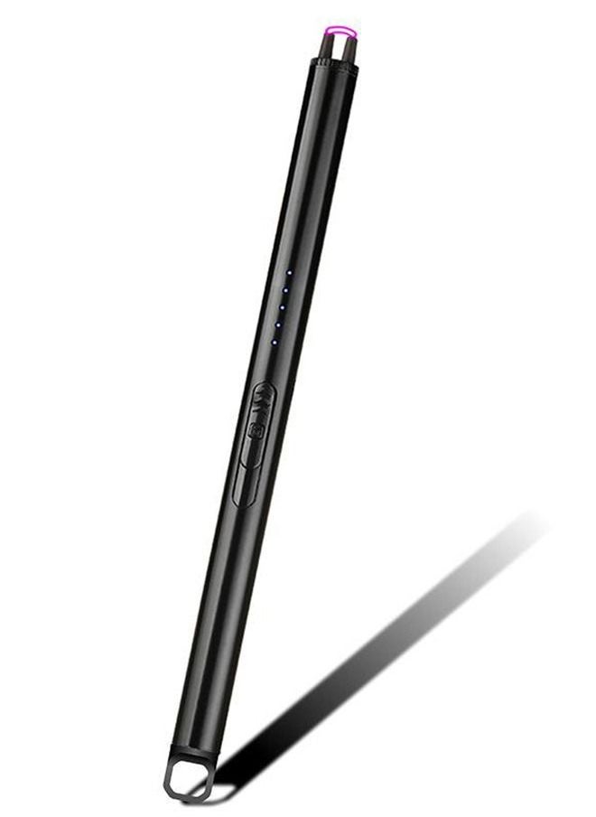 Generic - Magic Flameless Windproof Candle Electric Lighter Bar, Portable Environmentally Friendly Electronic Pulse Igniter, USB Rechargeable Lighter, Long Handle Lighter (Black) - Image 1