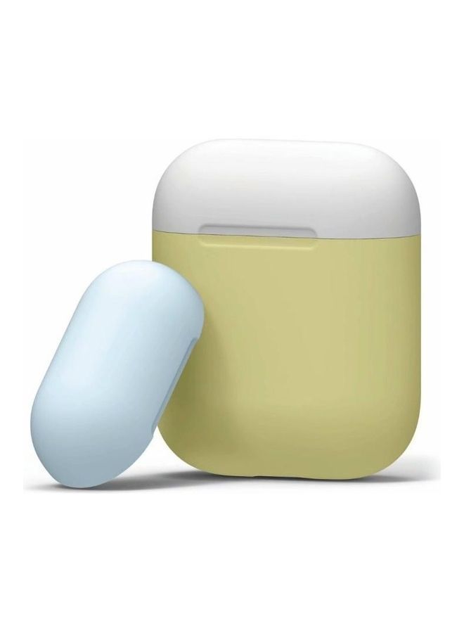 نيبمينينت غطاء حماية واق للسماعات اللاسلكية ثلاثي الألوان ومضاد للسقوط لسماعات أبل آيربودز 1/2 متعدد