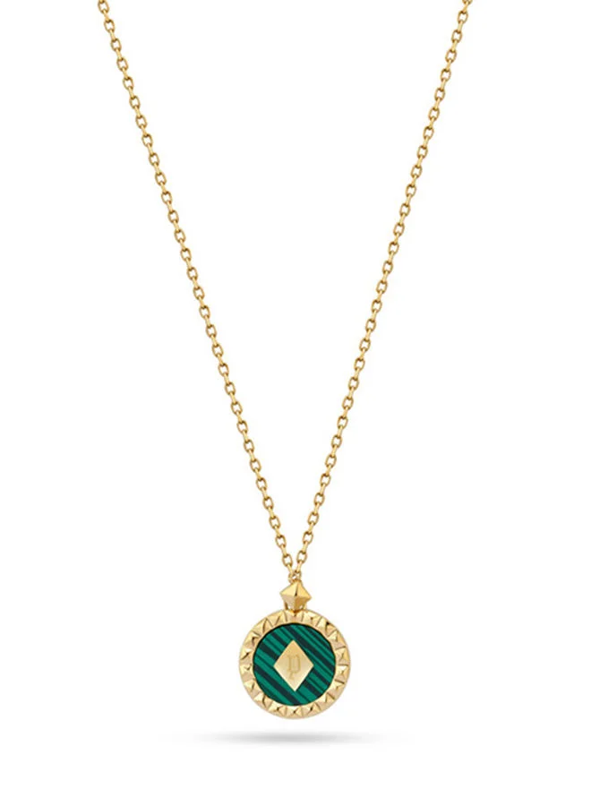 POLICE Stainless Steel necklace For Women in Gold