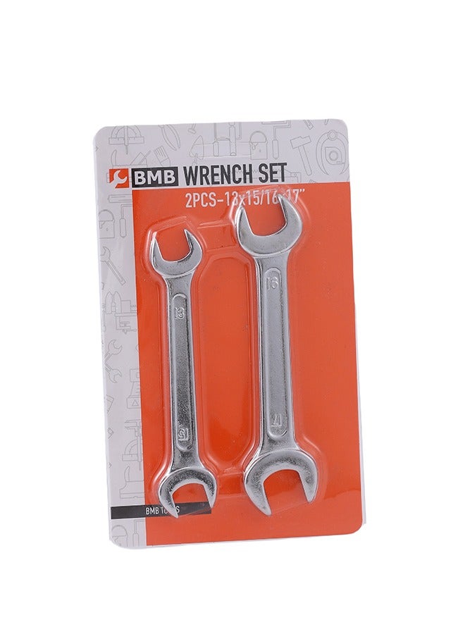 BMB tools Wrench Set 2 Piece (13x15|16x17) Inch | Wrench | Hand Tools | Screwdriver | Industrail Tools | Tools boxes | Socket - Image 4
