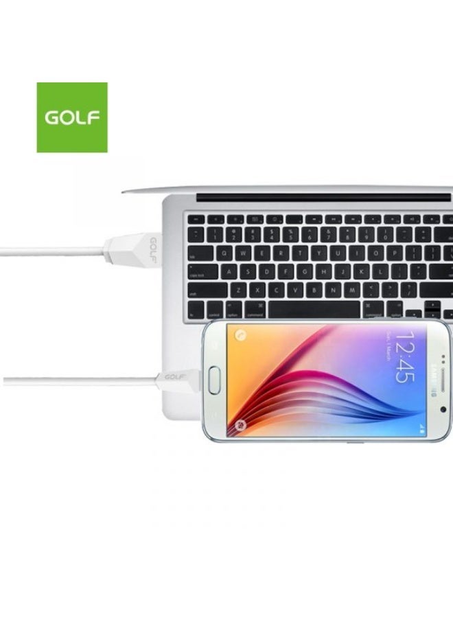 جولف كابل جولف GC-27M دايموند مايكرو يو اس بي إلى يو اس بي، 200 سم، أبيض - Image 2